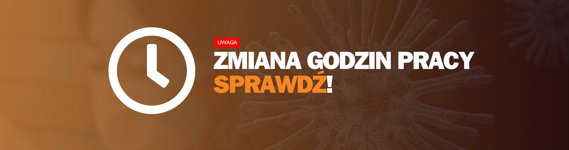 Zmiana godzin pracy